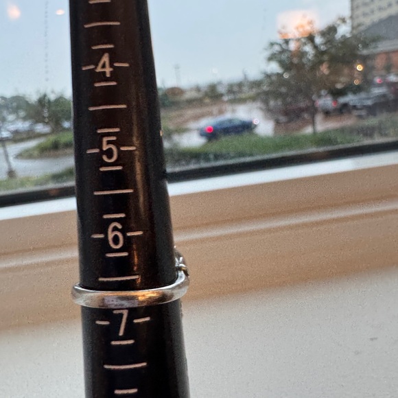 Antique Sterling Silver Art Nouveau Floral Perfume Ring – Size 6.75 - Picture 6 of 12